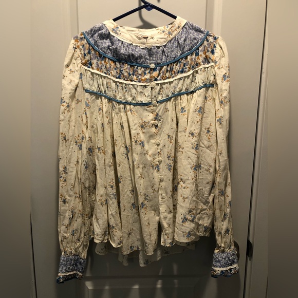 Free People Large western button up blouse - Picture 5 of 5